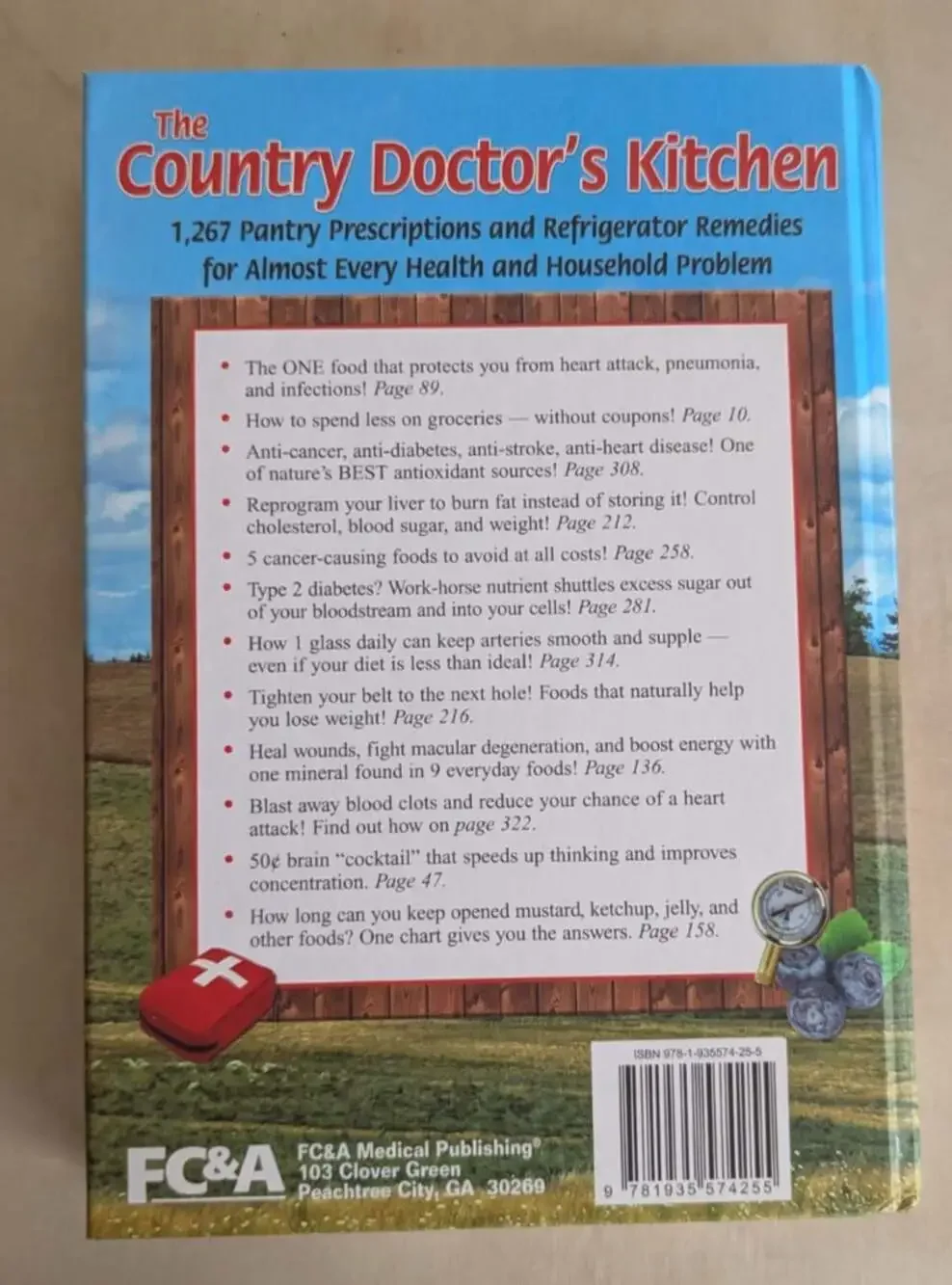 The Country Doctor's Kitchen FC&A Medical Publishing Staff Hardcover Book